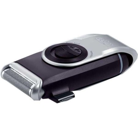 BRAUN M-90 Dark Blue/Silver Shaver - Precision Grooming for a Perfect Finish!